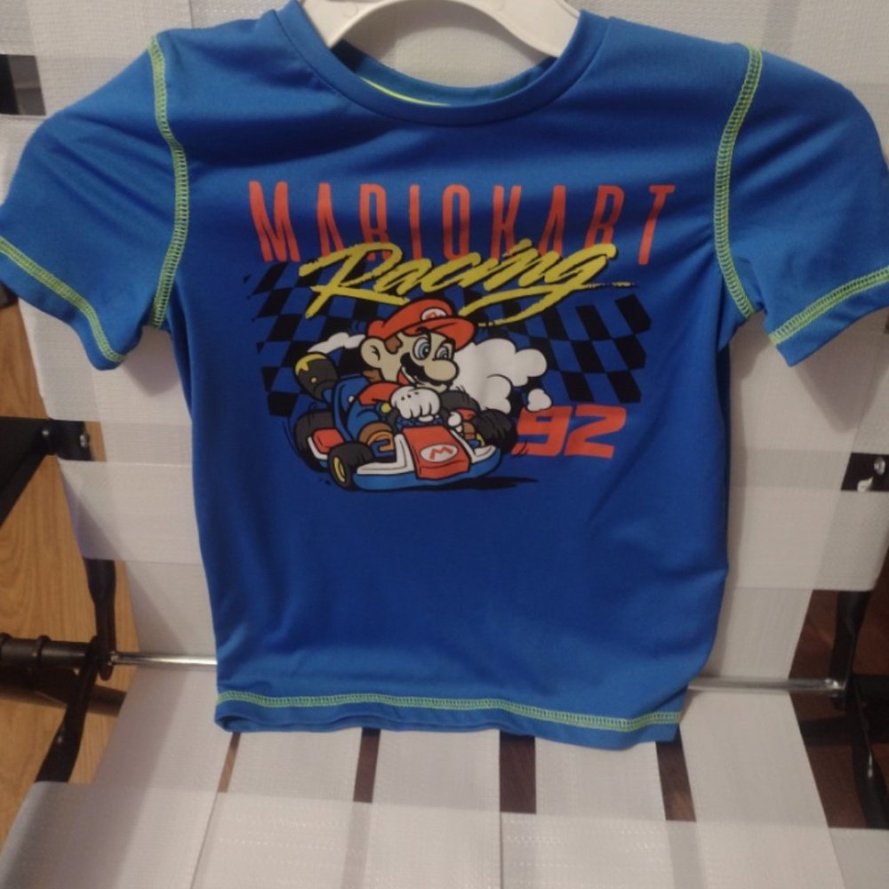 Super Mario kart kids shirt